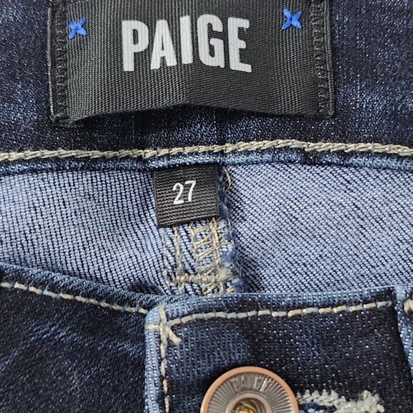 Paige Skyline Ankle Peg Jeans Size 27 - Picture 3 of 5